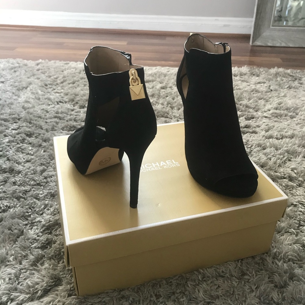 Michael Kors Peep Toe Booties